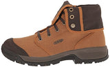KEEN Utility Men’s Roswell Mid Soft Toe Canvas Work Boots, Almond/Black Olive, 7 D (Medium) US