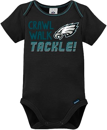 Gerber Baby NFL Team 3 Pack Short Sleeve Onesie Bodysuit