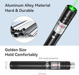 [Professional] Rechargeable Green Line Light Flashlight Long Distance Range for TV/LED/LCD Screens Tactical Flashlights Presentation Office/Outdoors/Astronomic/Construction [001]