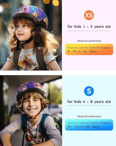 MOUNTALK Kids/Toddler Bike Helmet for Infant/Baby to Children 1/2/3/4/5/6/7/8 Years Old, Kids Helmets Ages 5-8/8-14,Skateboard Helmets for Youth Boys and Girls