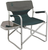 Coleman Outpost Elite Folding Camp Chair with Side Table & Cup Holder, Weather-Resistant Portable Chair with Arm Rests