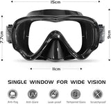 Seago Kids Swim Goggles Snorkel Diving Mask for Youth(5-15), Anti-Fog 180° Clear View