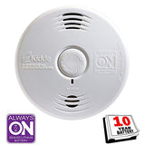Kidde Smoke and Carbon Monoxide Detector Alarm with Voice Warning | Hardwired w/10 Year Lithium Battery Backup | Interconnectable | Model # i12010SCO, White
