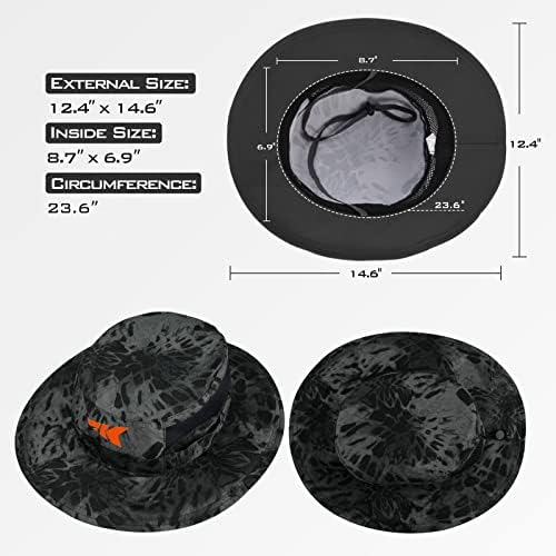 KastKing Sol Armis UPF 50 Boonie Hat - Sun Protection, Fishing, Beach & Hiking, Paddling, Rowing, Kayaking