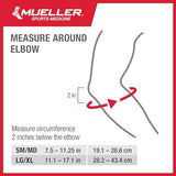 MUELLER Sports Medicine Hg80 Premium Tennis Elbow Support, Golfer's Elbow Pain Relief For Men and Women, Black, Small/Medium