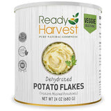 Ready Harvest Food Dehydrated Potato Flakes for instant mashed potatoes | Camper must haves camping essentials | Hurricane Preparedness Items, Survival Food, #10 Can | 30 Year Shelf Life