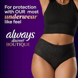 Always Discreet Adult Incontinence Underwear for Women and Postpartum Underwear, Extra Large, Up to 100% Bladder Leak Protection, 64 Count (2 Packs of 32)