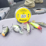 Seaguar InvizX Multi-Species Fishing Line for Casting, Live Bait, Freshwater, 100% Fluorocarbon, Clear, Multiple Sizes