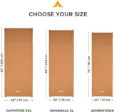 Teton Canvas Camp Pad, Sleeping Pad for Car Camping, Brown