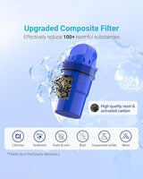 4 Packs Pitcher Water Filter Replacement for All PUR®, PUR® Plus Pitcher and Dispenser Filtration Systems, CRF950Z, PPF951K, PPF900Z, NSF Certified, AQUA CREST