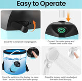 Portable Camping Shower with 7800mAh Battery - 3 Spray Modes, IPX7 Waterproof & Powerful Suction for Indoor, Camping, Beach Travel, RV Life, Pet Bathing, Gardening