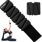 Wrist Ankle Weights Set of 2(1 lb/2 lbs Each) Adjustable Weights Training Intensity for Strength Training Walking Running Yoga Pilates Jogging for Women Men