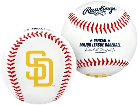 Rawlings Official MLB Team Logo Baseball (ALL TEAM OPTIONS)