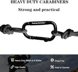 Carabiner Clip - Heavy Duty Carabiners Carabeaner D Ring Shape,Key Chain Clip Hook,Keychain Clip,Multipurpose for Camping, Hiking,Backpacking or Other Outdoor Activities.