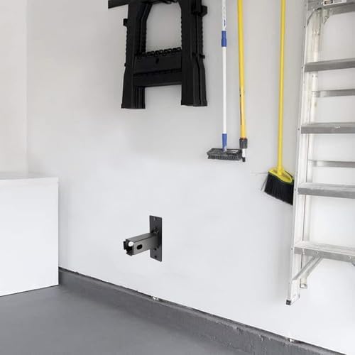 Hitch Mount Bike Rack Wall Mount, Hitch Mount Bike Rack Hanging Garage Organizer, Trailer Hitch Receiver Storage, Easy to Load Secure & Sturdy 2” Wall Mount Hitch Receiver, Max 200 lbs (2 Inch)