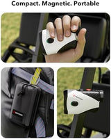 REDTIGER Golf Rangefinder with Slope, 1200 Yards Laser Range Finder Golfing, 7X Magnification, Flag Pole Locking Vibration, Rechargeable Range Finders with Magnet Stripe, GolfVue Series 1