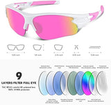 BEACOOL Polarized Sports Sunglasses for Men Women Youth Baseball Fishing Cycling Running Golf Motorcycle Tac Glasses UV400