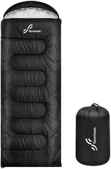 Sportneer Sleeping Bags for Adults, Warm & Cold Weather Sleeping Bag for Adults Kids Boys Girls - Lightweight Compact Camping Gear Equipment, Traveling, Backpacking, Hiking