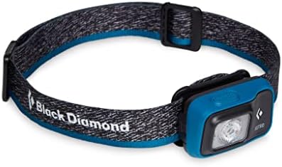 BLACK DIAMOND Astro 300 LED Headlamp, Dimmable Battery Powered IPX4 Rainproof Headlamp for Camping, Hiking, Running, Work, Travel, Azul