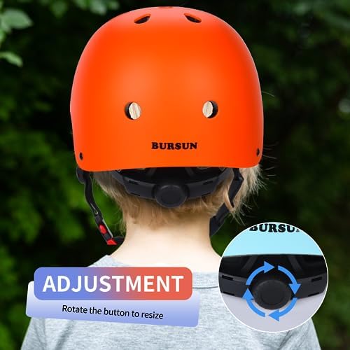 Kids Bike Helmet Ventilation & Adjustable Toddler Helmet for Ages 2-14 Kids Boys Girls Multi-Sport Helmet for Skateboard Roller Skateing Bicycle Scooter blance Bike