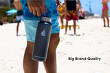 HYDRO CELL Stainless Steel Insulated Water Bottle with Straw - For Cold & Hot Drinks - Metal Vacuum Flask with Screw Cap and Modern Leakproof Sport Thermos for Adults (Graphite 40oz)