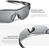 BEACOOL Polarized Sports Sunglasses for Men Women Youth Baseball Cycling Running Driving Fishing Golf Motorcycle TAC Glasses