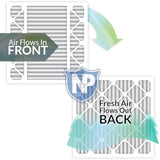 Nordic Pure 20x20x5 (19_5/8 x 19_7/8 x 4_3/8) Honeywell/Lennox Replacement MERV 12 Air Filter 1 Pack