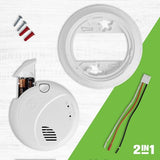 First Alert SMCO100V-AC, Interconnect Hardwire Combination Smoke & Carbon Monoxide Alarm with Battery Backup and Voice & Location Alerts, 12-Pack