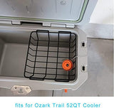 Cooler Basket for YETI Tundra 50 or 65,Inside Dry-Goods Basket Compatible with Cabela's 60QT, Igloo 52QT, Ozark Trail 52QT,Pelican Elite (45 & 70) etc,Stainless Steel Wire Cooler Rack