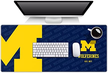 YouTheFan NCAA Michigan Wolverines Logo Series Desk Pad