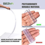 2-Pack Ultra Clear Shower Door Bottom Seal (3/8'' X 39'', Polycarbonate) Frameless Glass Shower Door Seal Strip Shower Door Sweep - Stop Shower Leaks and Create a Water Barrier