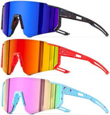3PACK Kids Sunglasses Polarized Youth Baseball Sunglasses Boys Girls Softball Cycling UV400 Protection Goggles