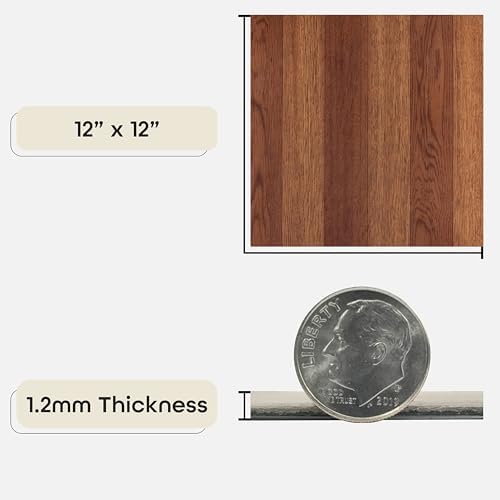 Nexus 12" x 12" Vinyl Tile in Medium Oak
