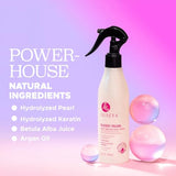 Luseta Glossy Pearl Heat Protectant Spray Smoothing Thermal Protection Treatment Enhance Shine and Add Strength for All Hair Types Protect Hair from Heat Damage 8.5oz