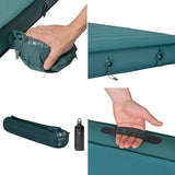 Exped MegaMat Medium Wide - Self Inflating Soft Car Sleeping Mat, 4” Foam Pad, Pump Included