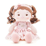LeyaDoll Soft Baby Doll Toys (16''), My First Baby Rag Doll for 1 Year-Old Girl Birthday Gift, Christmas Plush Toys Gift for Toddler Kids Infants -Princess Breeze