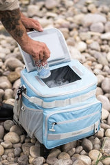 TOURIT Collapsible 48-Can Leak-Proof Insulated Rolling Cooler with All-Terrain Cart, Upgraded Fixtures and New Wheels Suitable for Beach, Picnic, Shopping