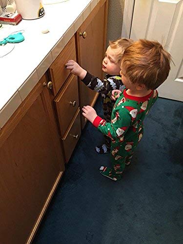 Vmaisi 20 Pack Magnetic Cabinet Locks Baby Proofing and 2 Keys