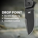 Kizer Nice Guy Pocket Folding Knife, 2.84" Nitro V Blade, Lightweight Sharp Camping and Hiking Knife, Comfort Micarta Handle, Liner Lock Flipper Knife V3011A3