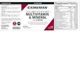 Kirkman - Children's Multivitamin & Mineral - 120 Capsules - with 5-MTHF - Potent Broad Spectrum Vitamin/Mineral Supplement - Hypoallergenic