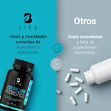 200 Billones de Probióticos 11 diferentes Cepas. 60 cápsulas de 500 mg. Cápsulas con tecnología DRcaps®. Ingredientes naturales. 200 Billion Probiotics Platinum B Life.