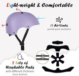 Kids Bike Helmet, Adjustable and Multi-Sport, from Toddler to Youth, 3 Sizes
