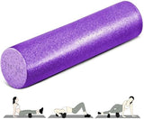 Yes4All High-Density Round Back Roller Foam, Exercise Foam Roller for Yoga, Pilates & Stretching - 12, 18, 24, 36 inch