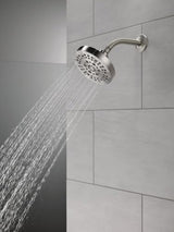 DELTA FAUCET -faucet 5-Spray Chrome Shower Head, Shower Head Chrome, Showerheads, 1.75 GPM Flow Rate, Chrome 52535