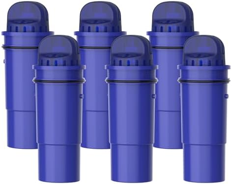 AQUA CREST Replacement for Pur® Pitcher Water Filter, CRF950Z, PPF951K, CR-1100C, PPT700W, CR-6000C, PPT711W, PPT711, PPT710W and More Pur® Pitchers and Dispensers, NSF Certified, AQK-CF10A (6 Packs)