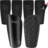 Northdeer Soccer Shin Guards for Kids Adults. Sleeves with Optimized Insert Pocket - Protective Soccer for Boys Girls Men