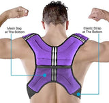Weighted Vest Weight Vest for Men Women Kids Weights Included, Body Weight Vests Adjustable for Running, Training Workout, Jogging, Walking