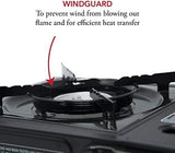 Gas One Portable Butane Camping Stove with Case: Automatic Ignition, Precise Heat Control - Camping & Tailgating and Outdoor Cooking