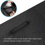 Cooler Cart Cover Black, Luxiv Waterproof Rolling Cooler Cover 34L x 20W x 32H inches 80 Quart Rolling Ice Chest Cover for Anti Rain, Sunlight, Dust