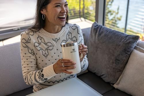 Stanley Stay-Hot Camp Mug 12 oz & 24 oz | Press Fit Drink Through Lid | Cup for Coffee, Tea and Drinks | Insulated Stainless Steel Coffee Mug | BPA-Free